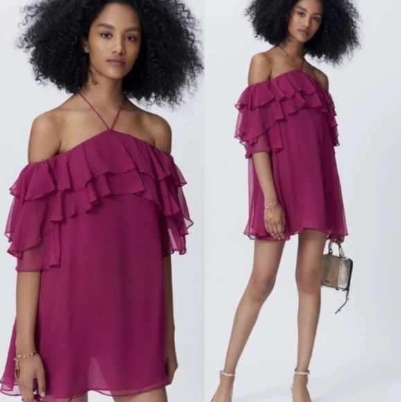 Rebecca Minkoff Dresses & Skirts - NWT $198 Rebecca Minkoff Dena Dress in Raspberry Medium